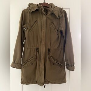 Maison Scotch (Scotch & Soda) Shopbop Super Parka Olive Green XS